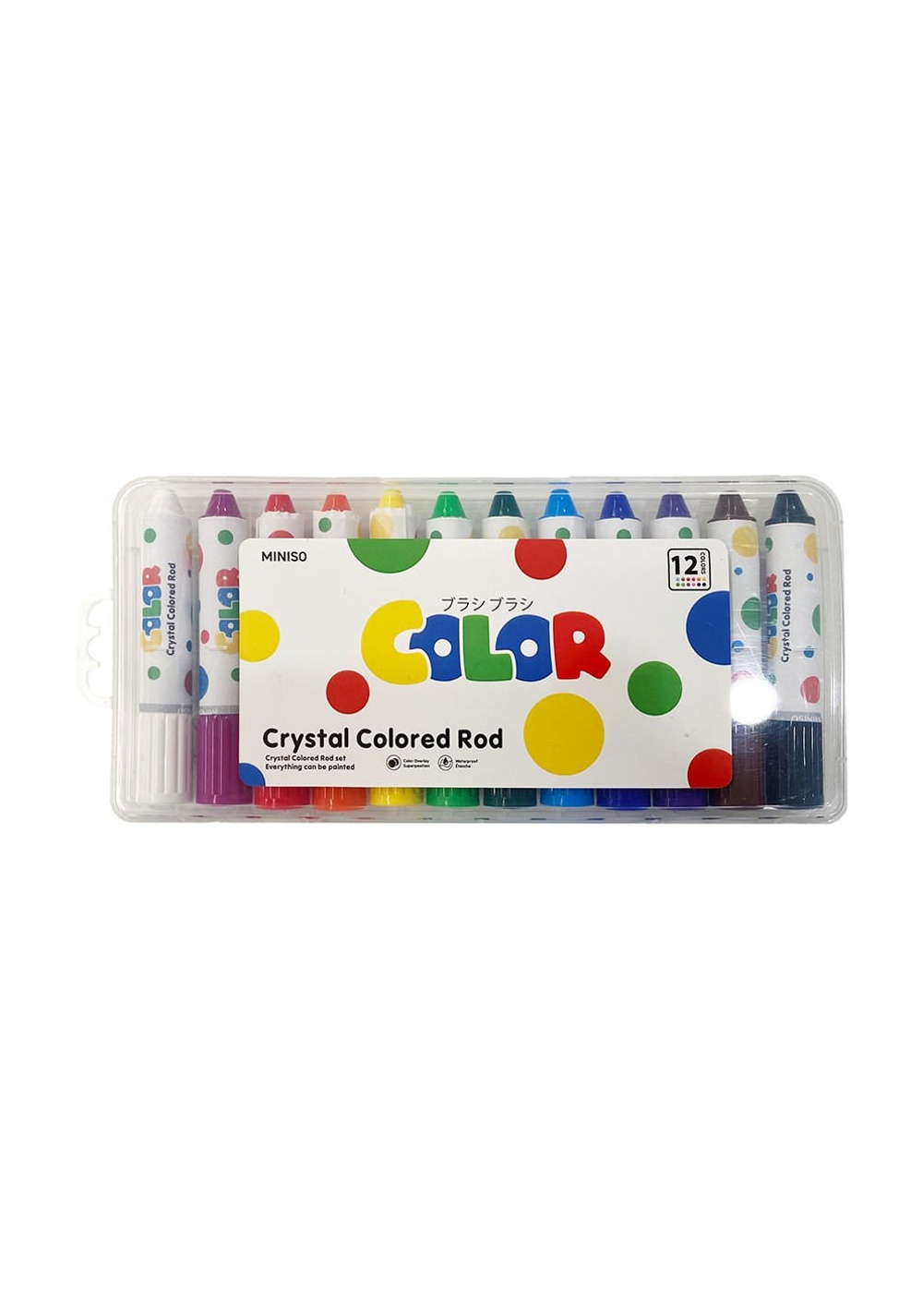 Paquete Lápices de Colores Polka Dot 12 Piezas Miniso