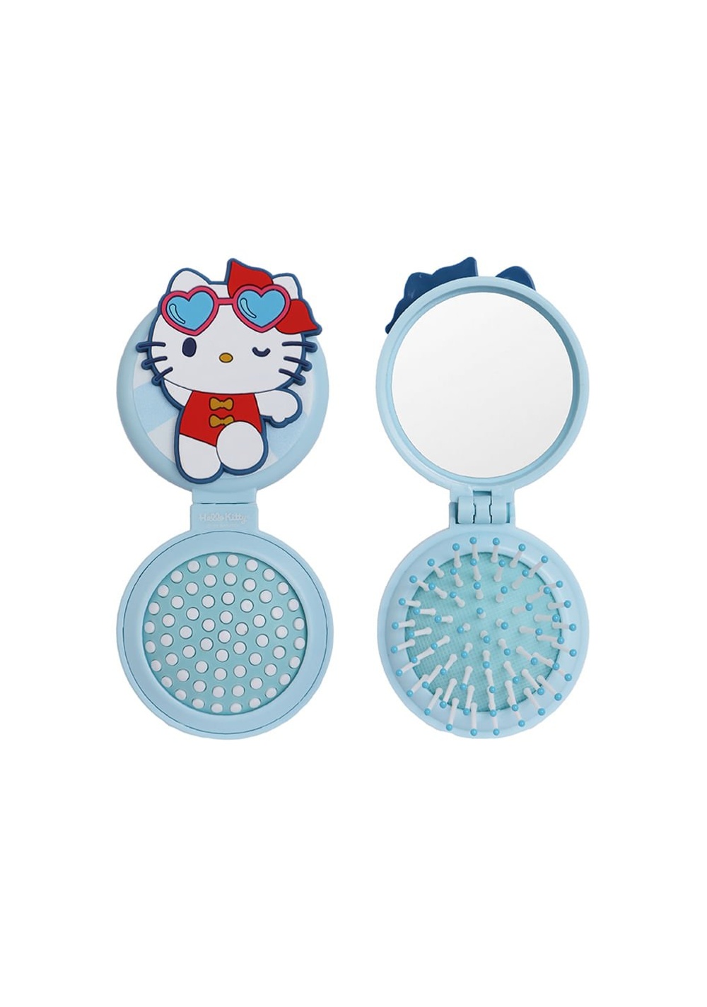 Peine de Cabello con Espejo Plegable Hello Kitty Miniso