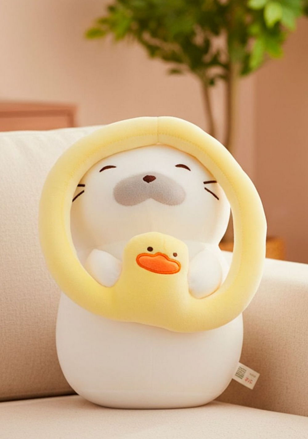 Peluche 14 In Foca con Inflable de Pato Miniso Unisex - Vista 3