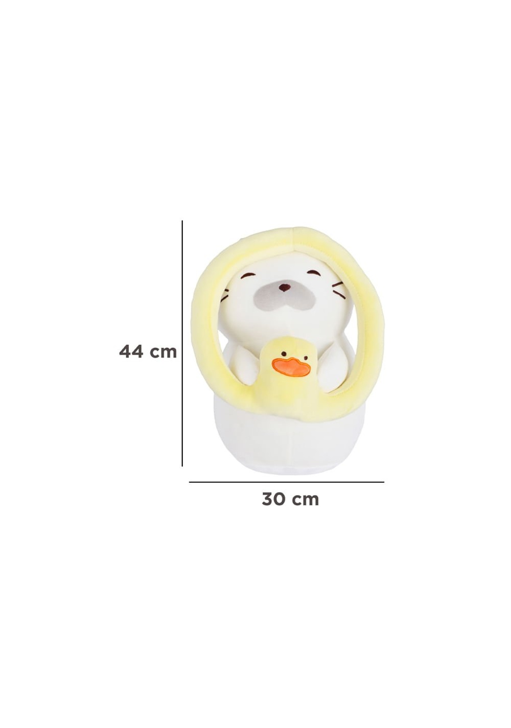Peluche 14 In Foca con Inflable de Pato Miniso Unisex - Vista 8