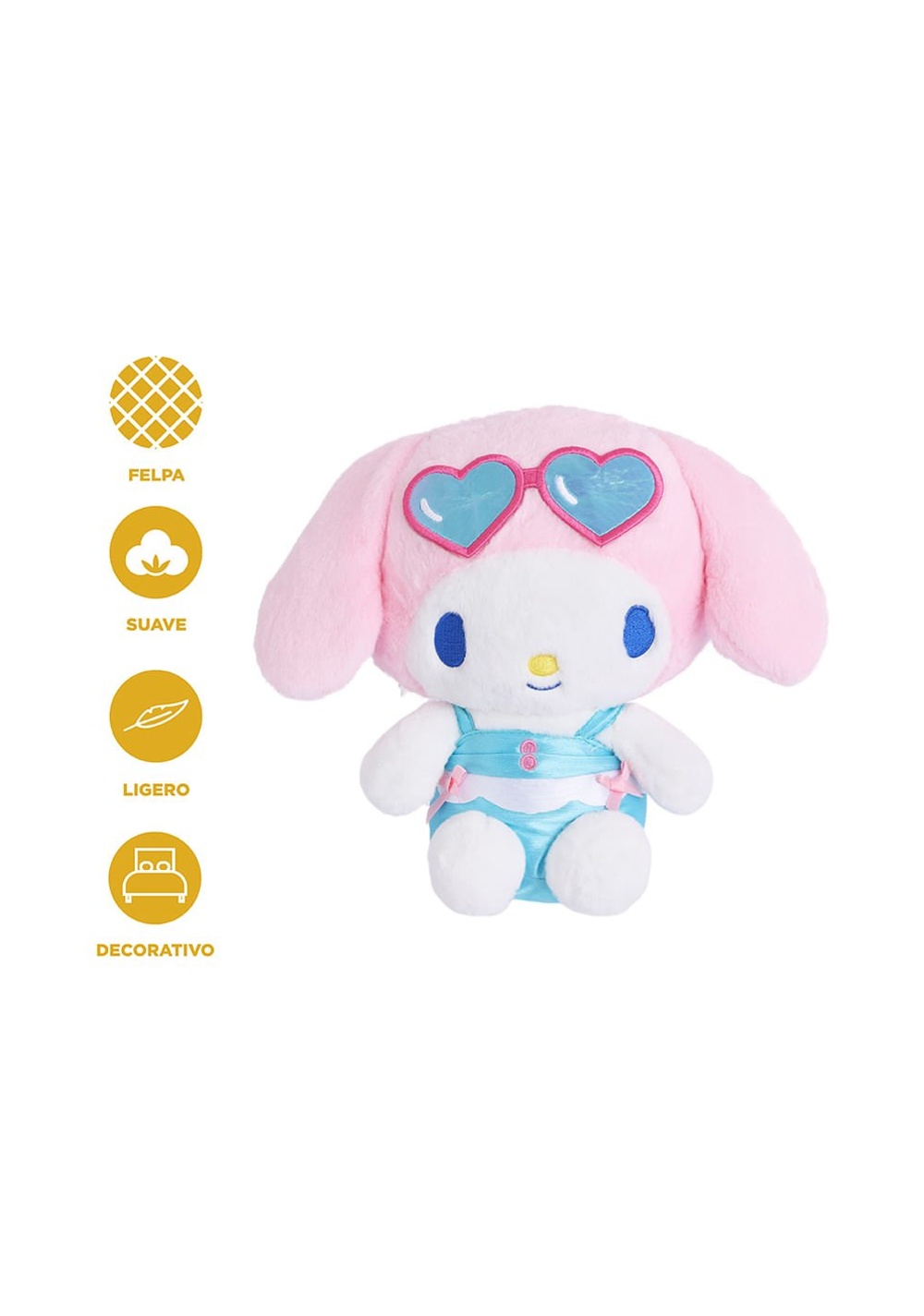 Peluche 25 Cm Disfruta el Verano My Melody Miniso Unisex - Vista 4