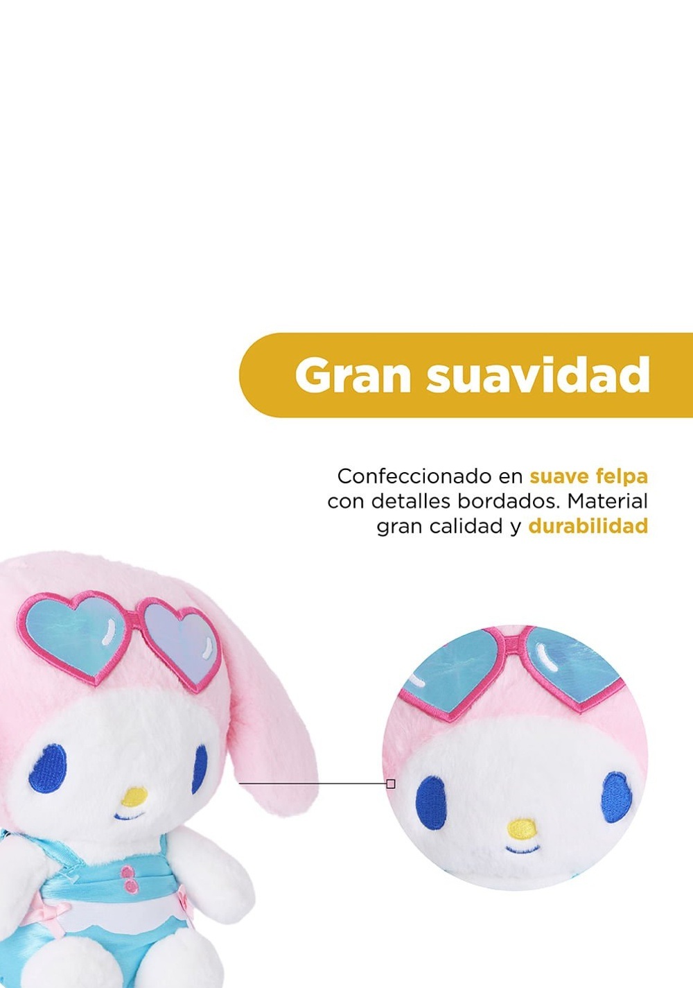 Peluche 25 Cm Disfruta el Verano My Melody Miniso Unisex - Vista 5