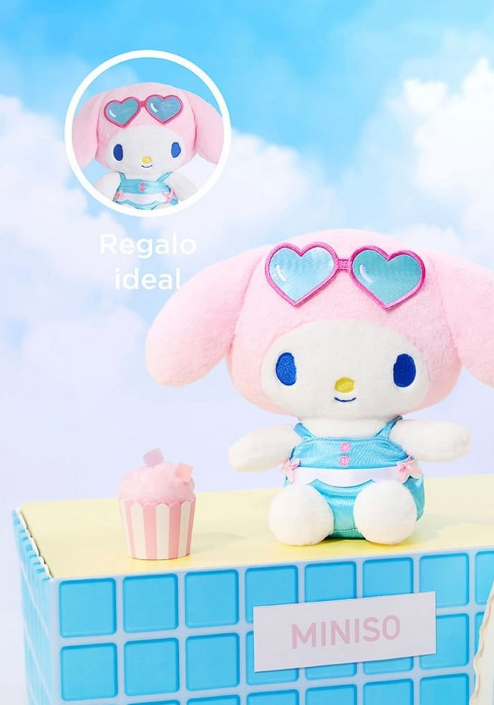 Peluche 25 Cm Disfruta el Verano My Melody Miniso Unisex - Vista 6