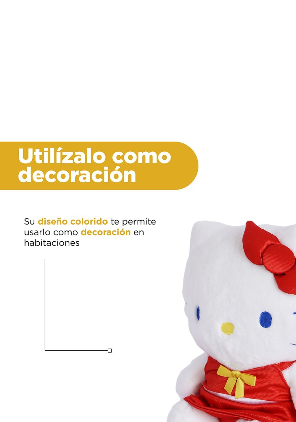 Peluche de 25 Cm de Traje de Baño Hello Kitty Miniso Unisex - Vista 7