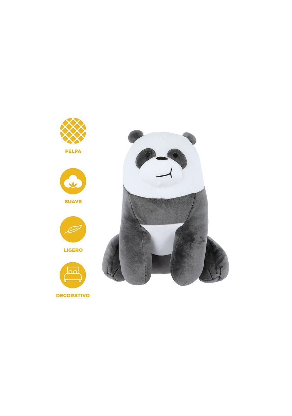 Peluche 28 Cm Agazapado Panda We Bare Bears Miniso Unisex - Vista 3