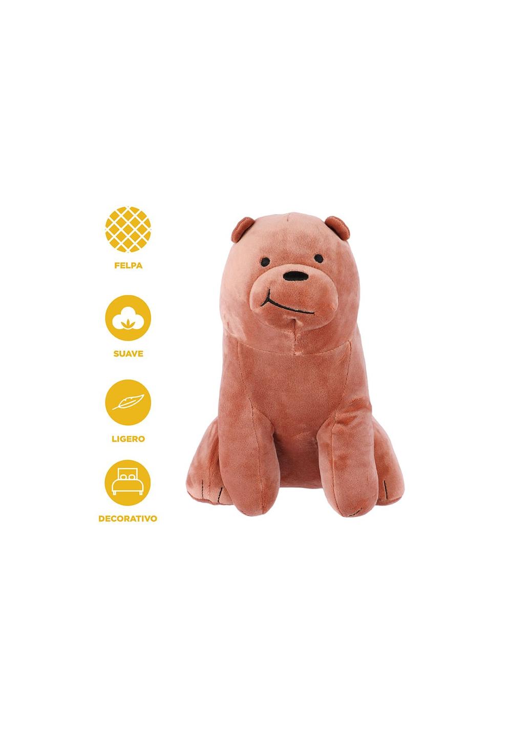 Peluche 28 Cm Pardo Colección We Bare Bears Miniso Unisex - Vista 3