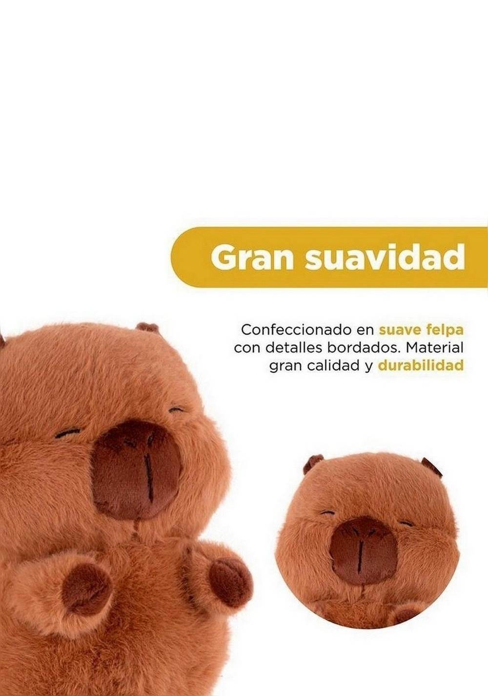 Peluche de Capybara Colección Mimibara Mini Family Miniso Unisex - Vista 5