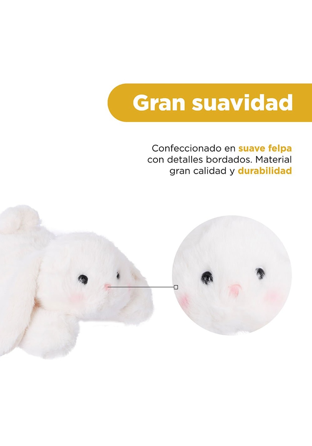 Peluche Conejo Tarnlee 22x10. 5 Cm Miniso Unisex - Vista 5