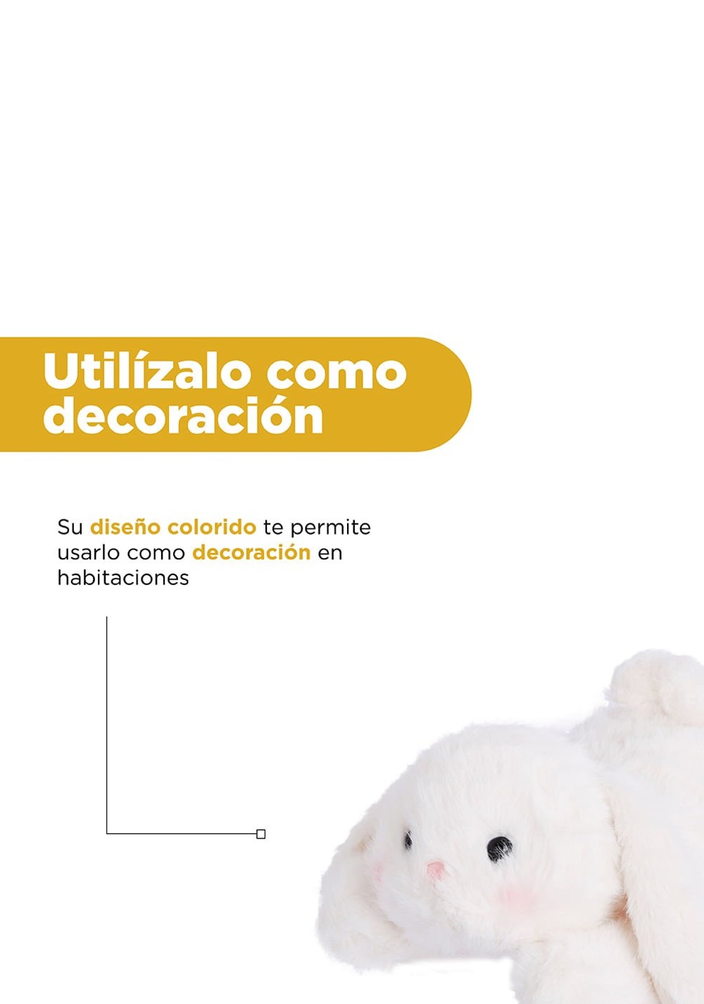 Peluche Conejo Tarnlee 22x10. 5 Cm Miniso Unisex - Vista 7