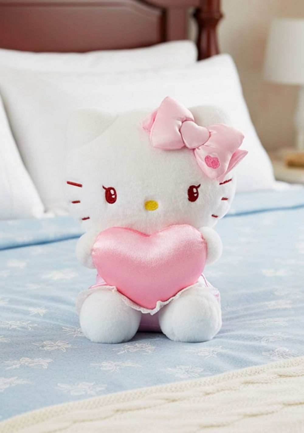 Peluche Corazón Valentines Day Decorativo Hello Kitty Miniso Unisex - Vista 3