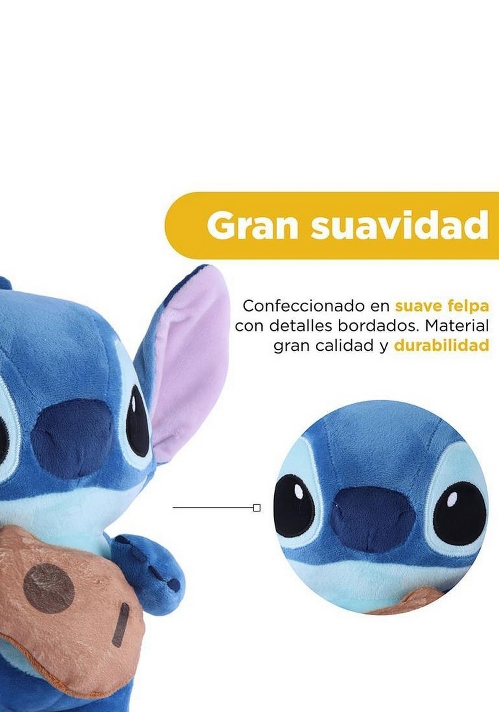 Peluche Disney Stitch con Guitarra Miniso Unisex - Vista 5