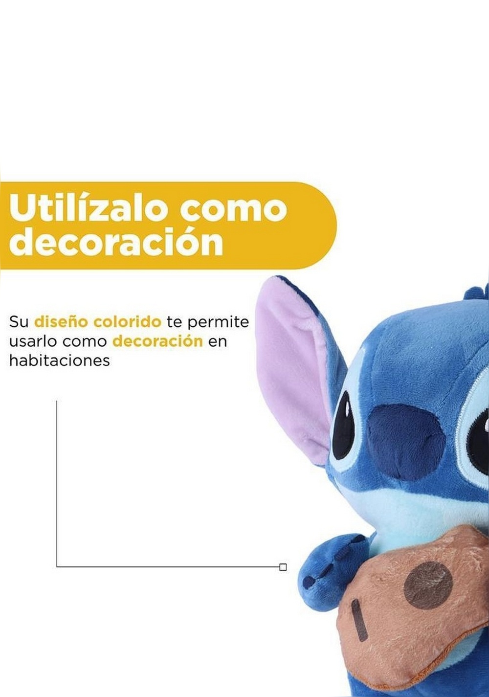 Peluche Disney Stitch con Guitarra Miniso Unisex - Vista 6