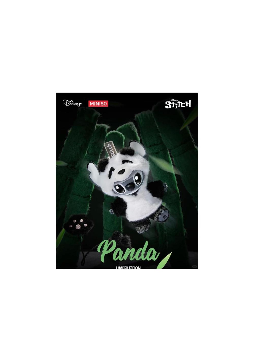 Peluche Panda Genz Street Colección Stitch Disney Miniso