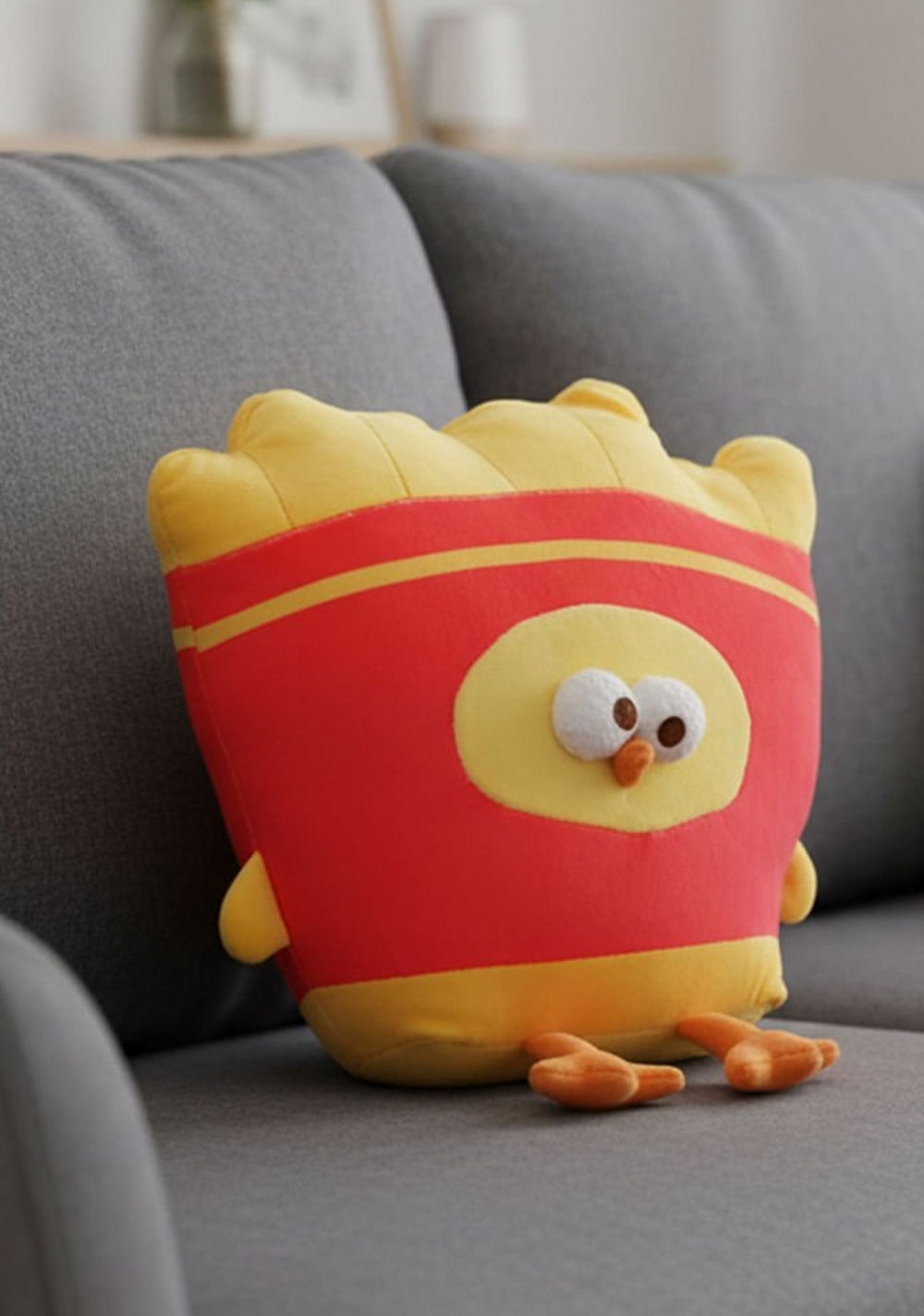 Peluche Papas Fritas 30x31 Cm Decorativo Dundun Miniso Unisex - Vista 3