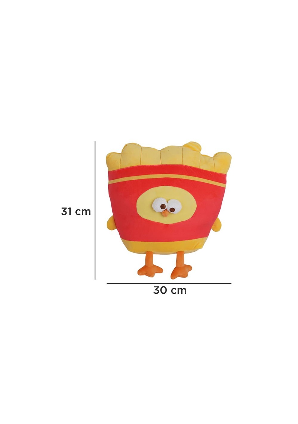 Peluche Papas Fritas 30x31 Cm Decorativo Dundun Miniso Unisex - Vista 8