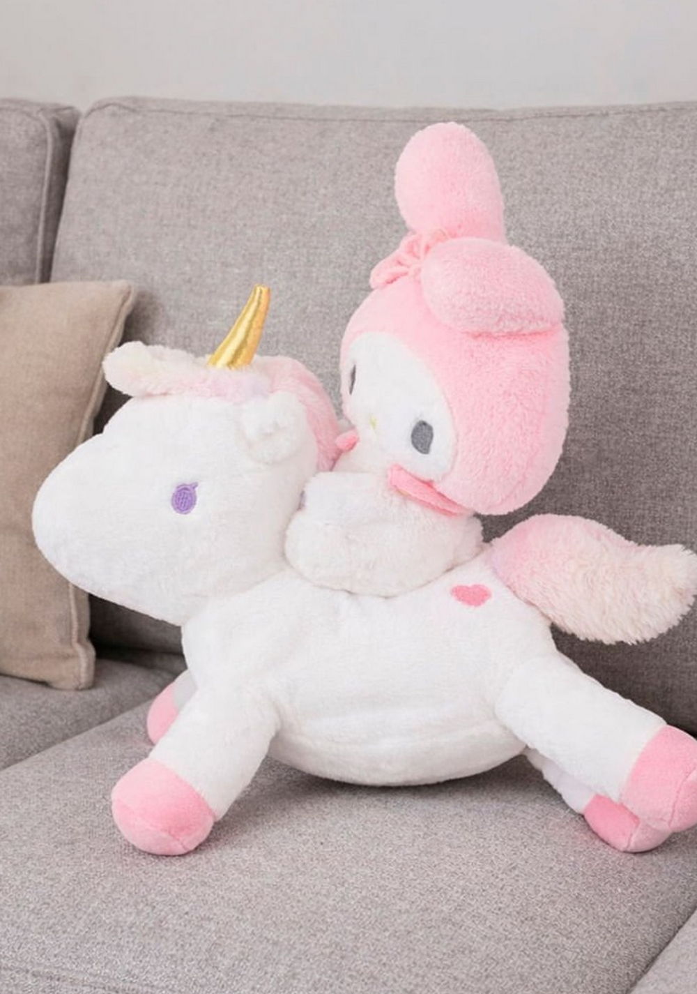 Peluche Riding 43x39 Cm Decorativo My Melody Miniso Unisex - Vista 3