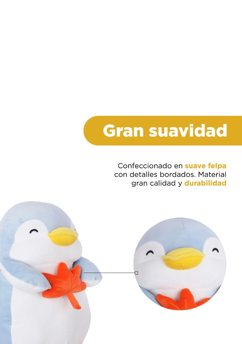 Peluche Sr. City Pen 25x38 Cm Decorativo Miniso Unisex - Vista 5