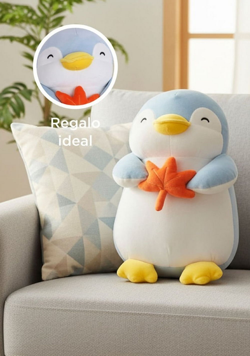 Peluche Sr. City Pen 25x38 Cm Decorativo Miniso Unisex - Vista 6