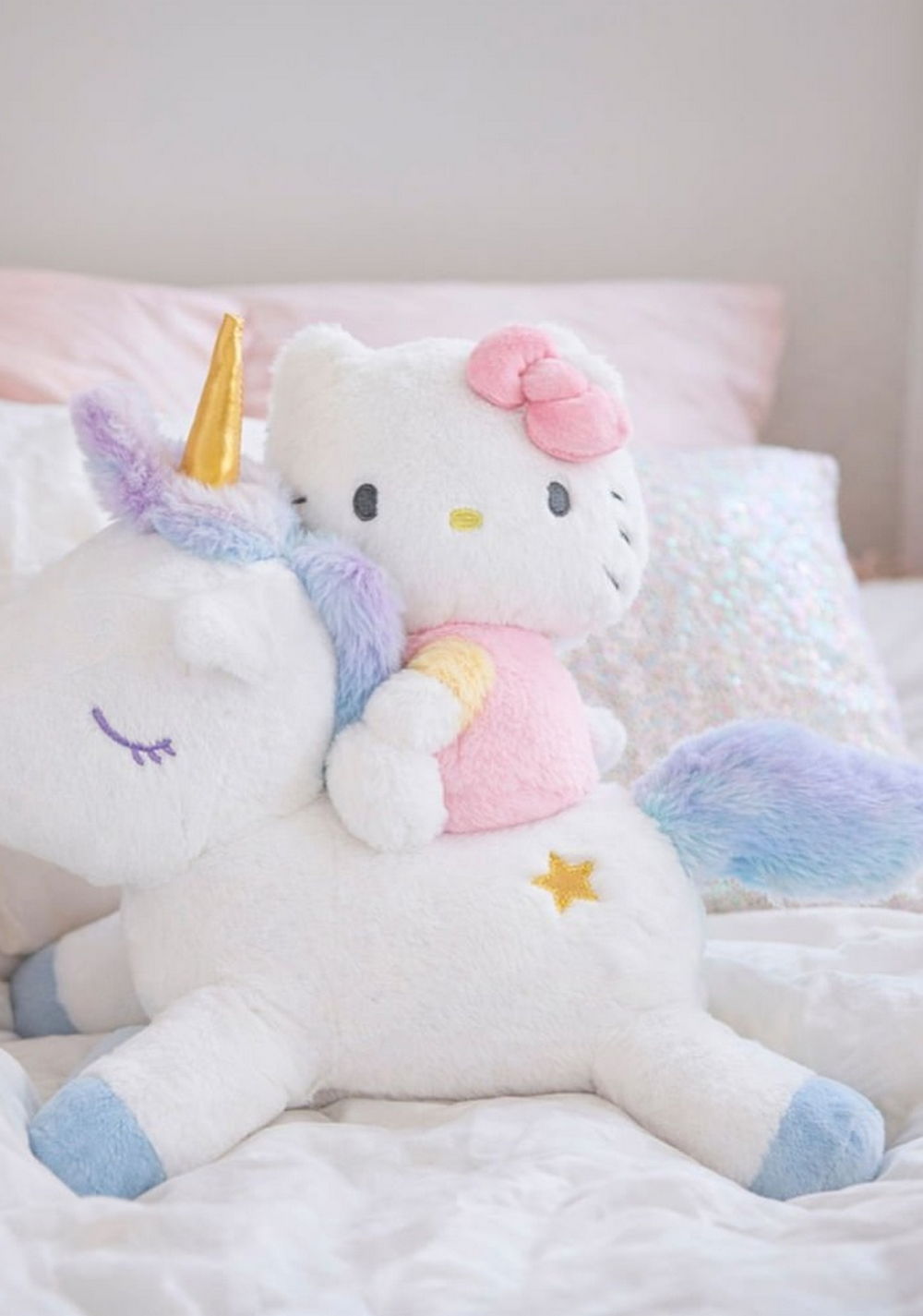 Peluche Unicornio Riding Hello Kitty Miniso Unisex - Vista 3