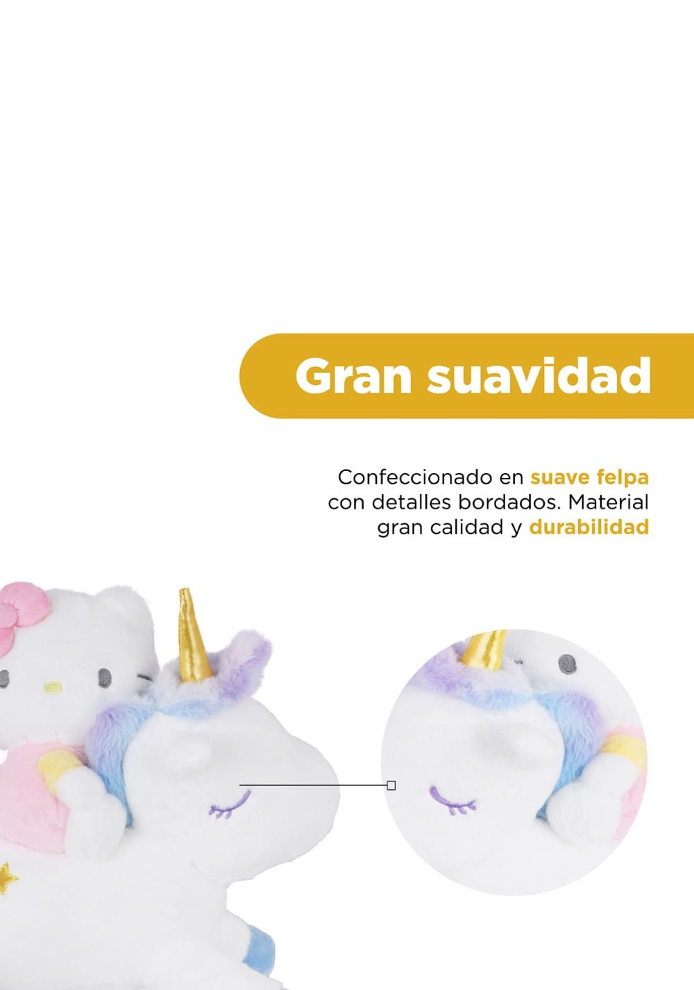Peluche Unicornio Riding Hello Kitty Miniso Unisex - Vista 5