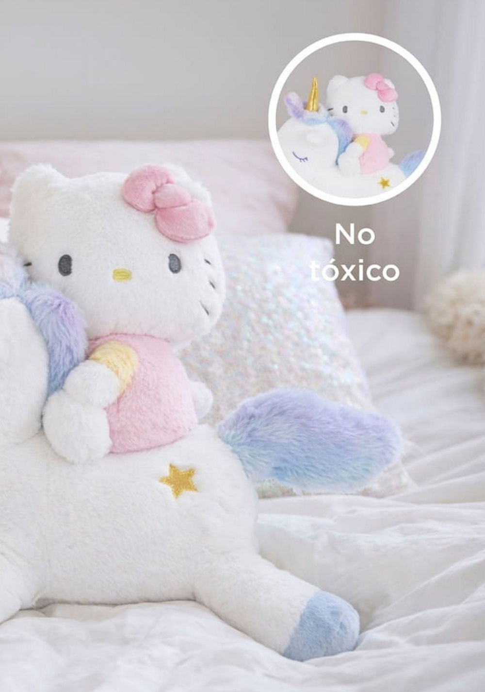 Peluche Unicornio Riding Hello Kitty Miniso Unisex - Vista 6