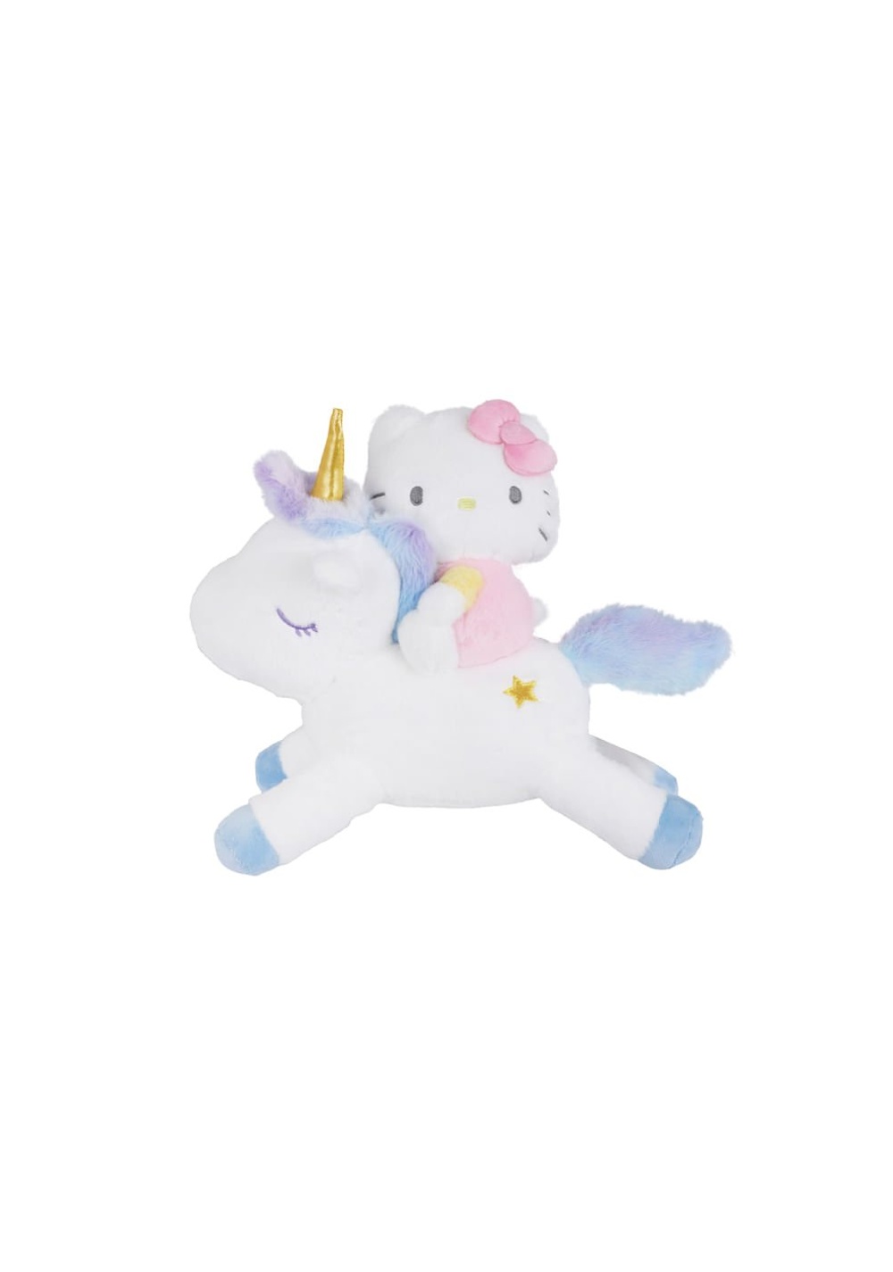 Peluche Unicornio Riding Hello Kitty Miniso