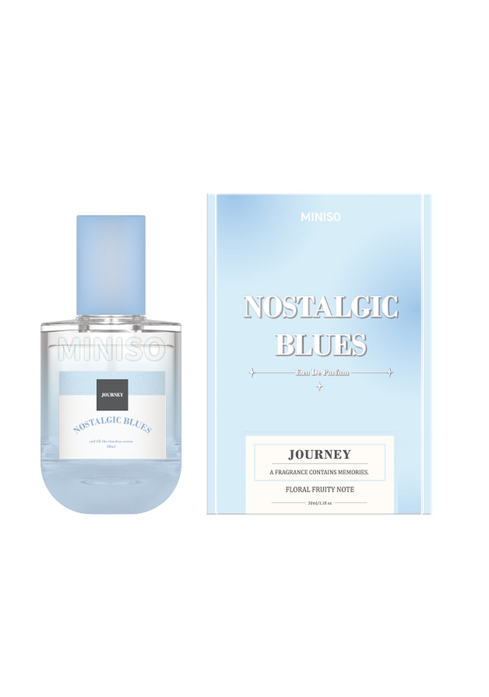 Perfume Nostalgic Blues Eau de Parfum Miniso para Mujer