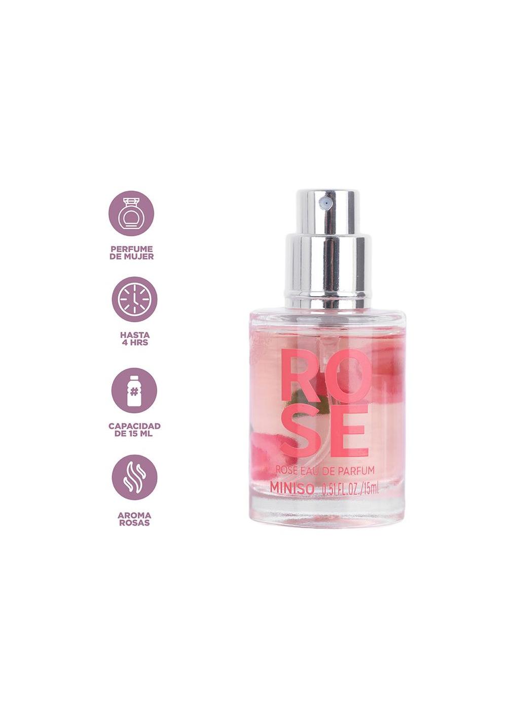 Perfume Portátil 15 Ml Rosa Miniso para Mujer - Vista 3