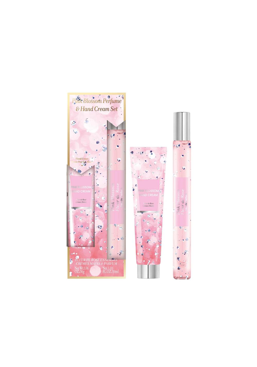 Perfume Set de y Crema de Manos Pink Blossom Miniso