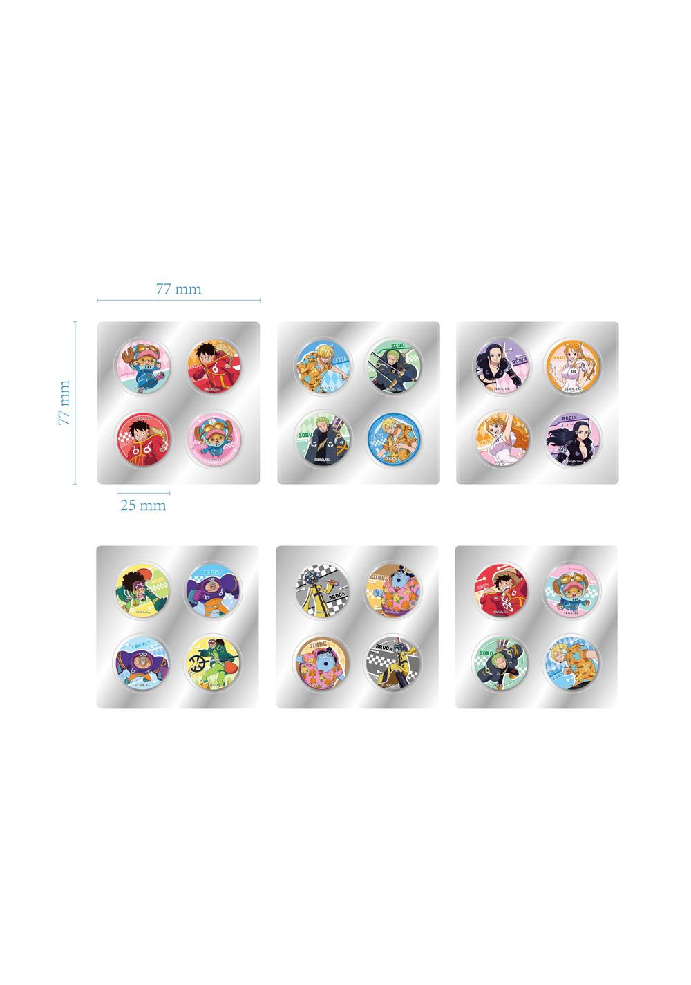 Pin Colección One Piece (6 Modelos) Miniso