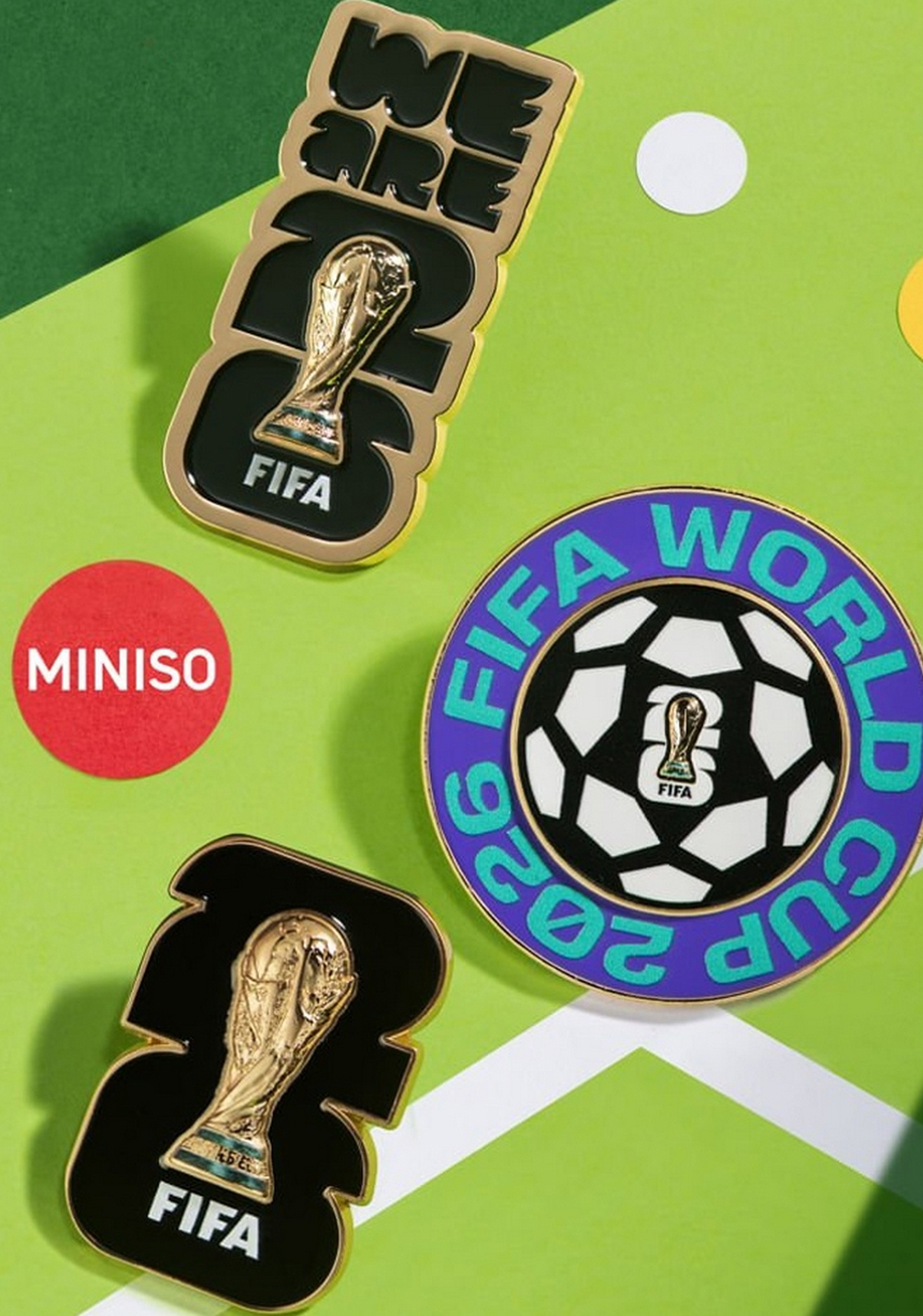 Pin Decorativo Colección Copa Mundial Fifa 2026 Miniso Unisex - Vista 3