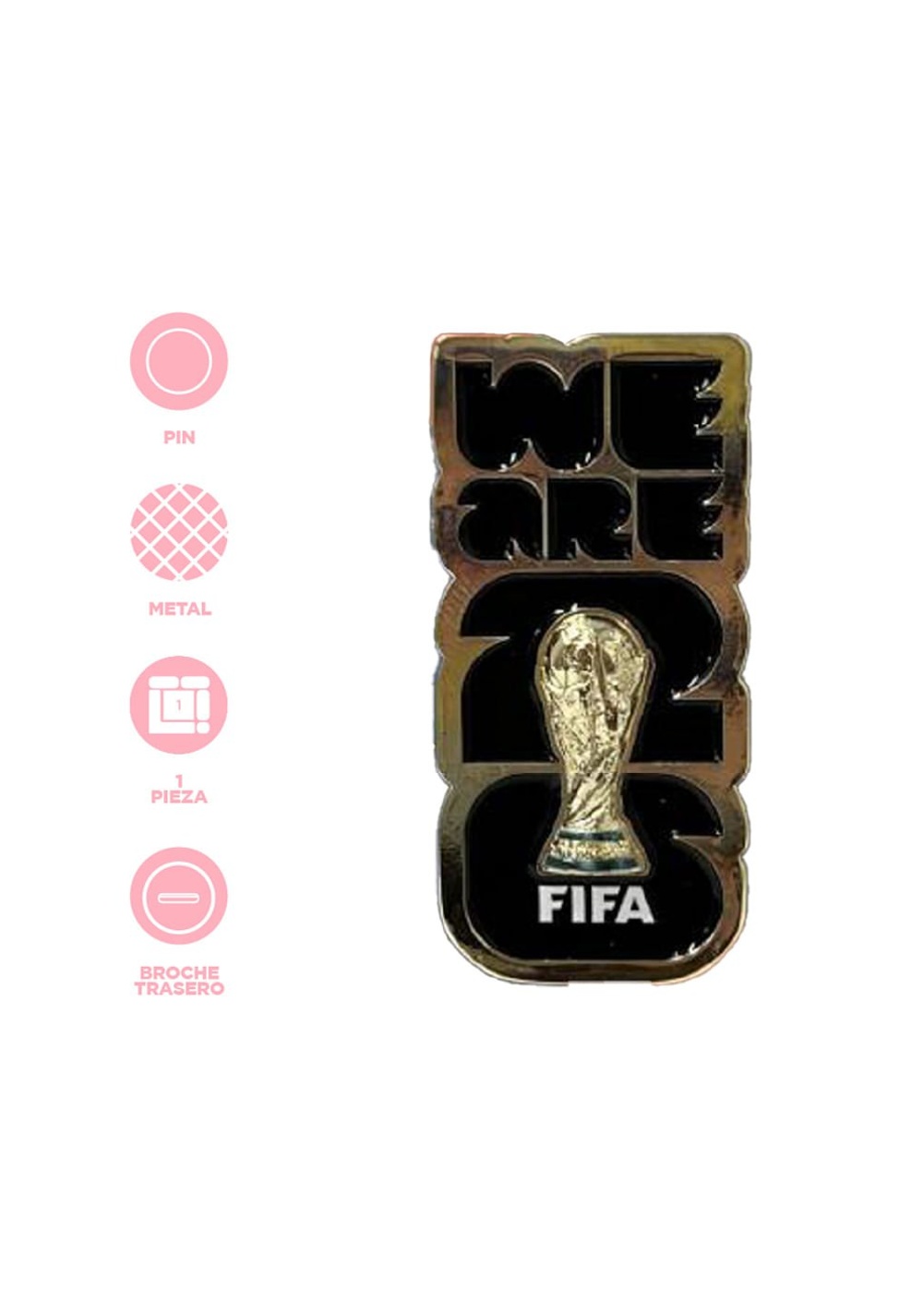 Pin Decorativo Colección Copa Mundial Fifa 2026 Miniso Unisex - Vista 4