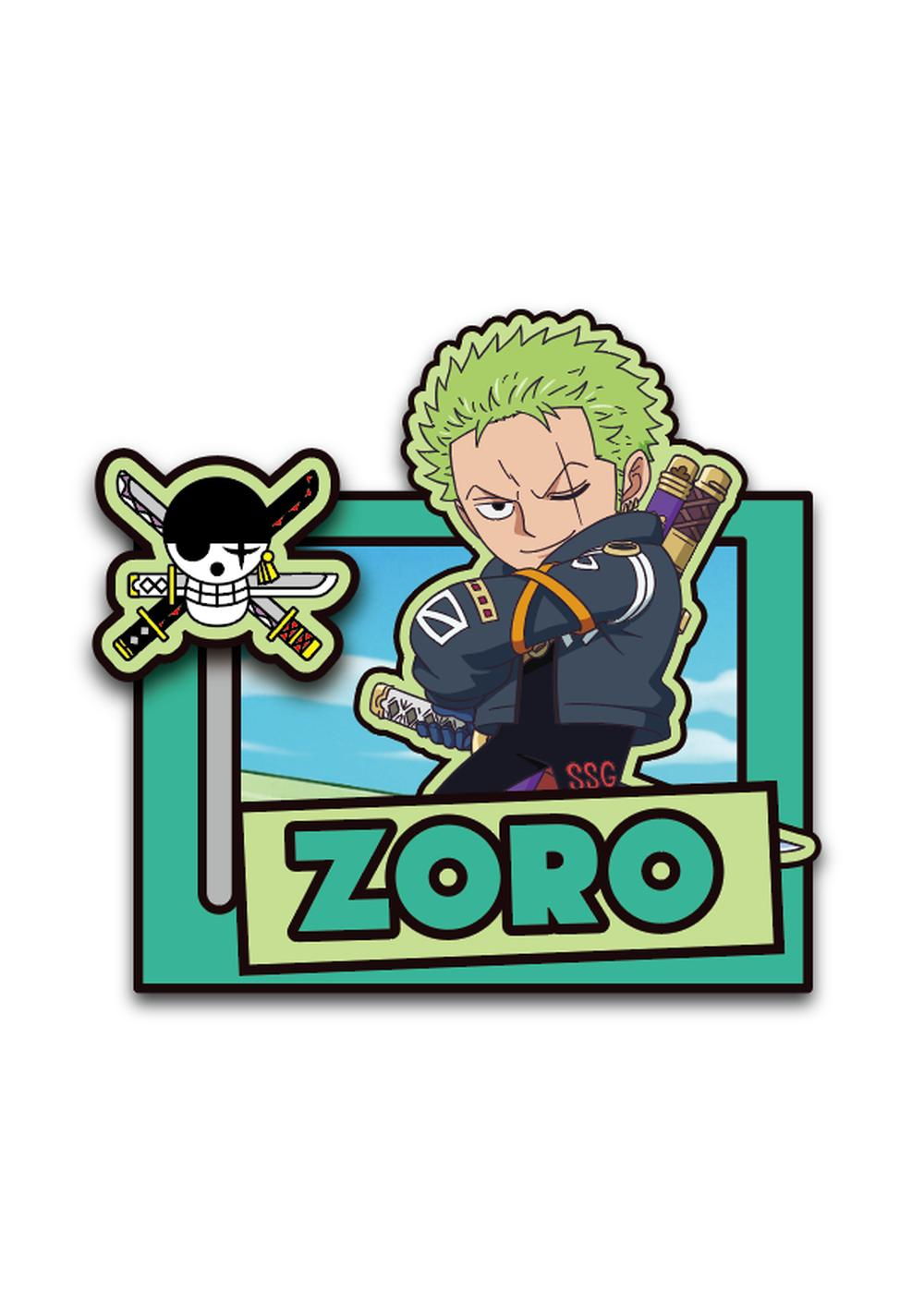 Pin Metálico Colección Zoro One Piece Miniso