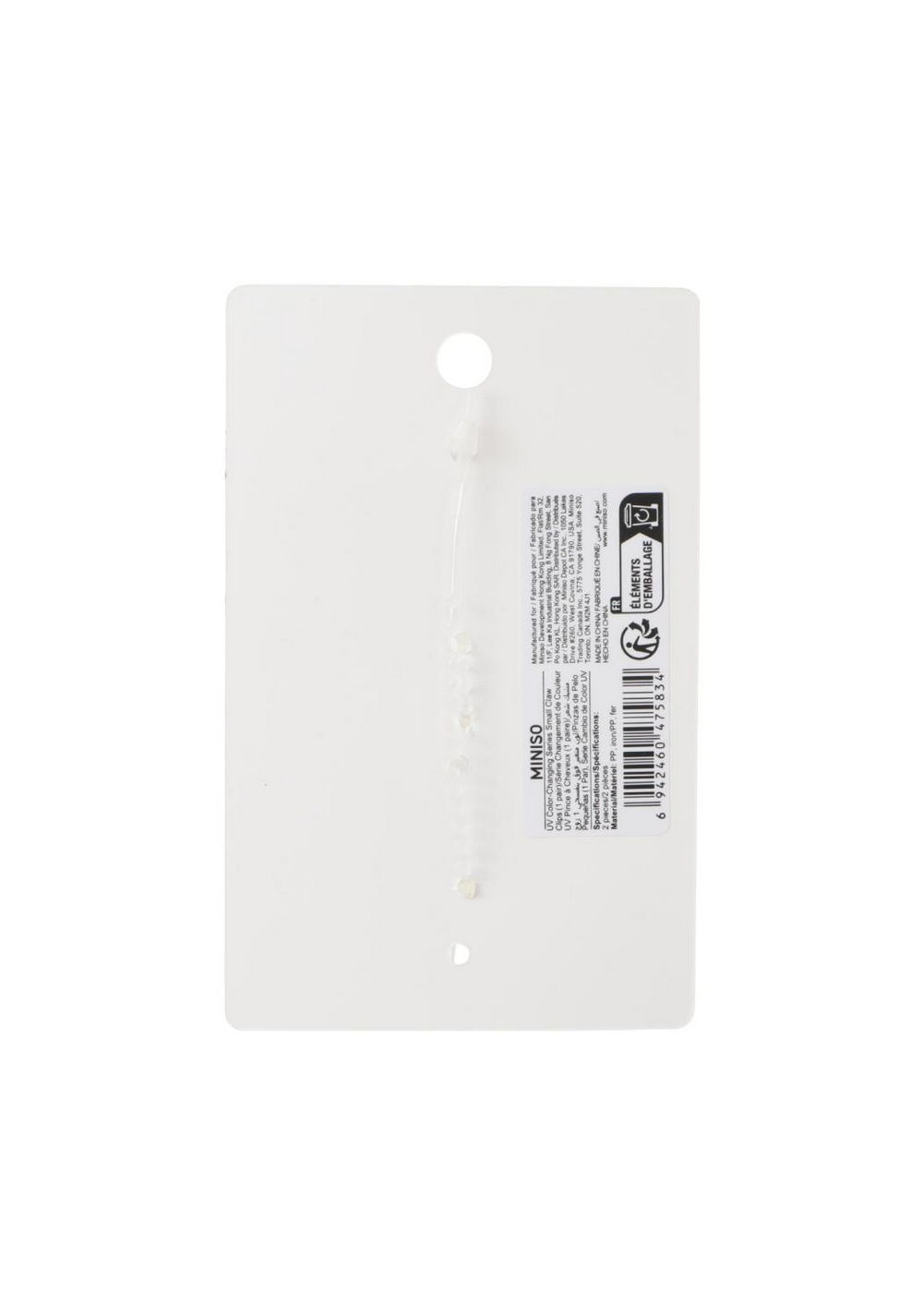 Pinza para el Cabello que Cambia el Color 1 Par Miniso para Mujer - Vista 3