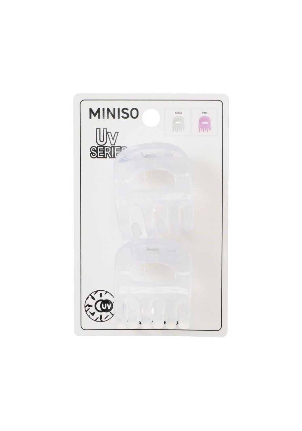 Pinza para el Cabello que Cambia el Color 1 Par Miniso
