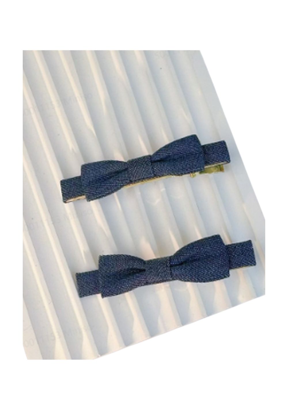 Pinza para el Cabello Denim Blue 2 Unidades Miniso