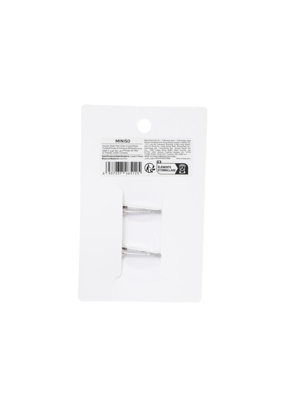 Pinza para el Cabello Estilo Coreano (2 Unidades) Miniso para Mujer - Vista 5