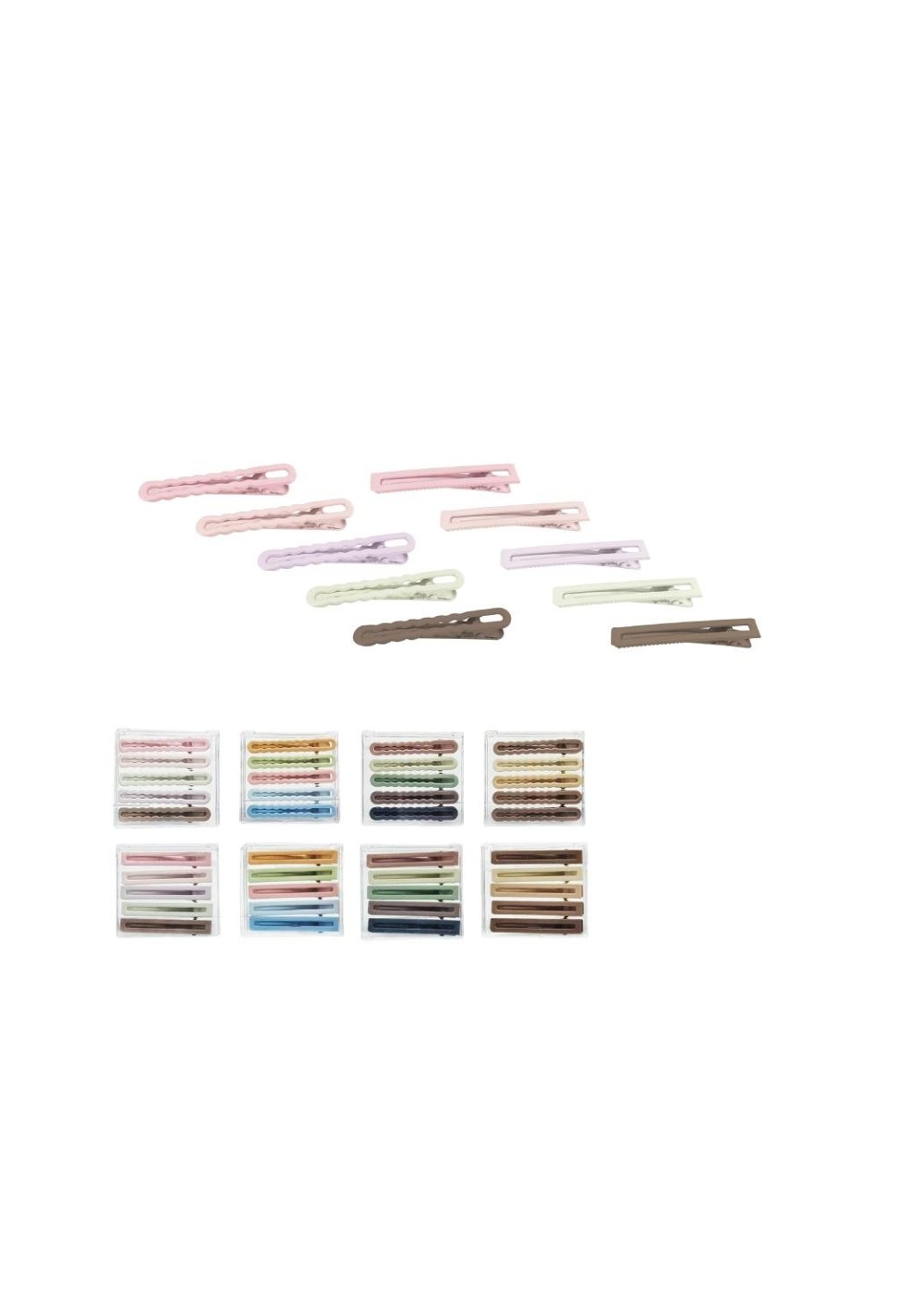Pinzas para el Cabello de 6 Cm 5 Piezas Miniso