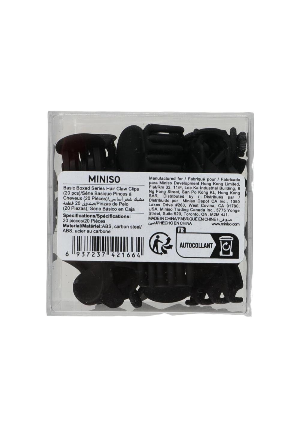 Pinzas para el Cabello en Caja 20 Unidades Clásica Miniso para Mujer - Vista 3
