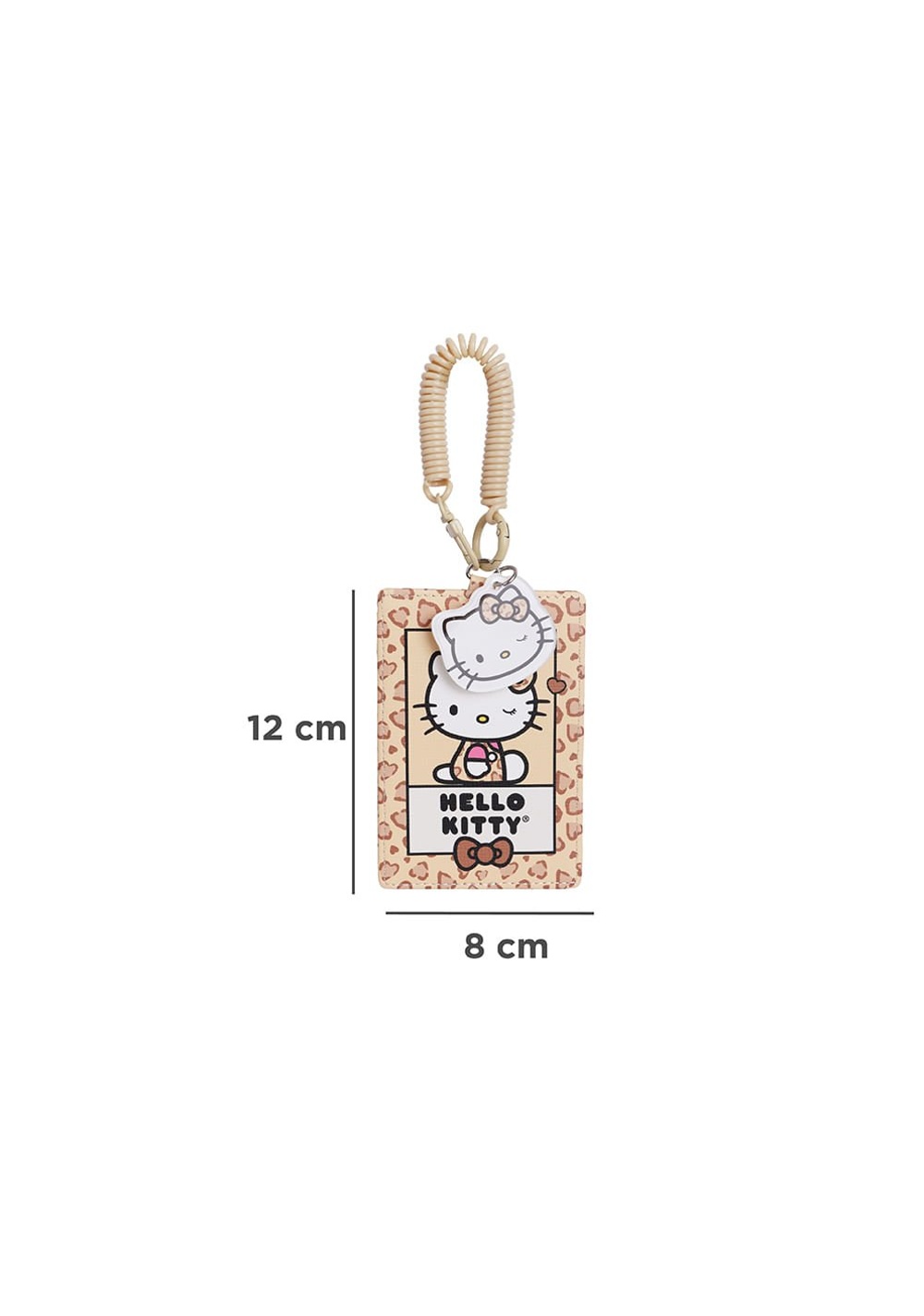 Porta Credencial de Print Café Hello Kitty Leopard Miniso Unisex - Vista 5