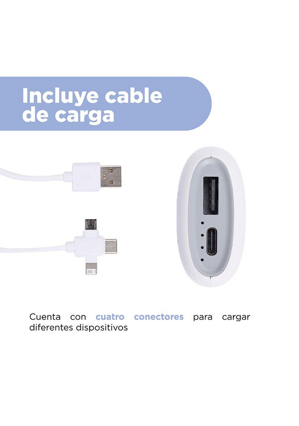 Power Bank 4000 Mah Miniso Unisex - Vista 6