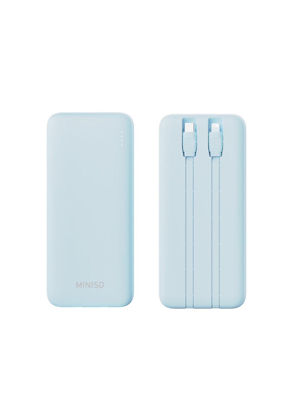 Power Bank de 9000 Mah con Cable Integrado Miniso Unisex