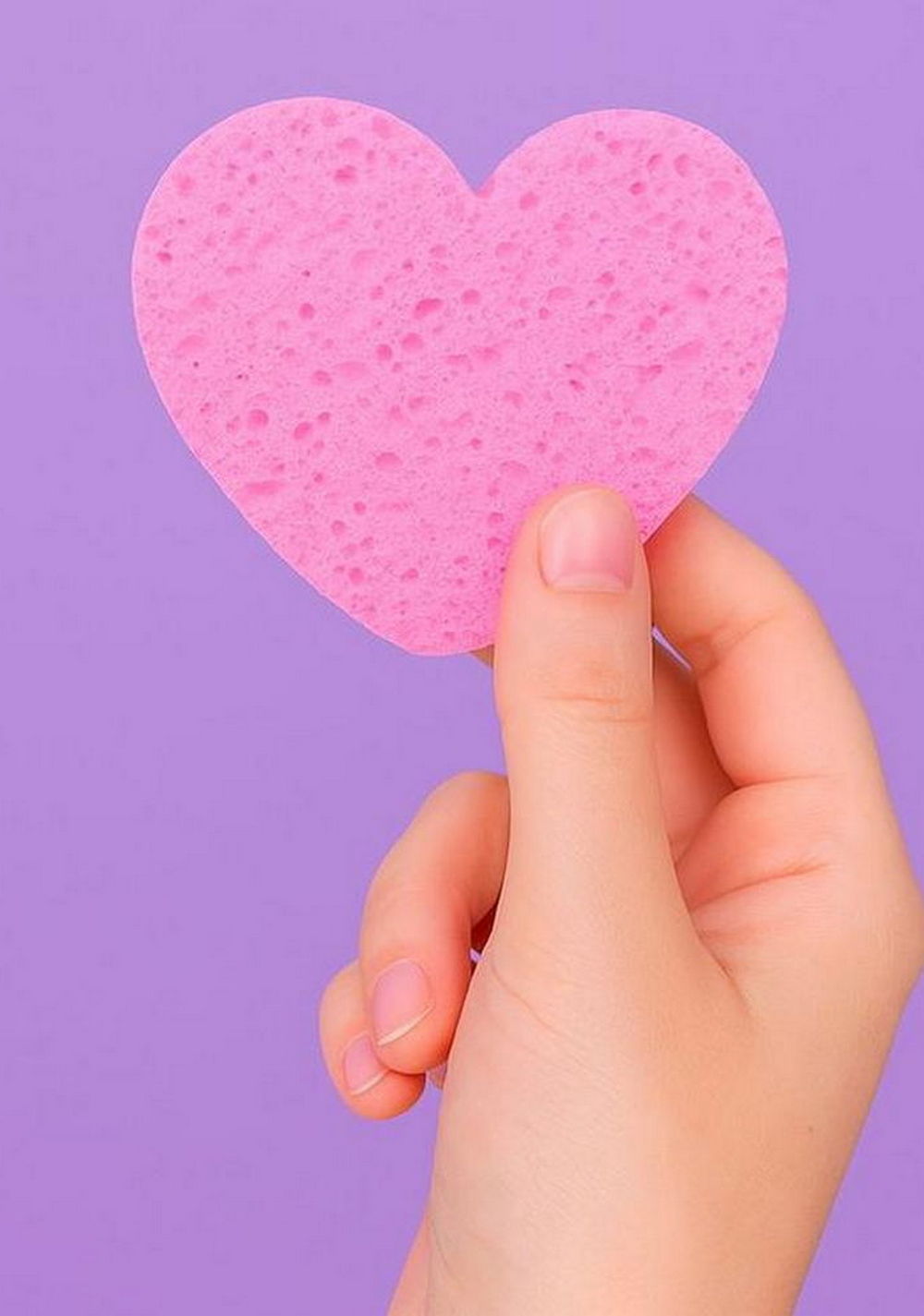 Puffs Limpiadores Faciales Forma de Corazón 5 Unidades Miniso Unisex - Vista 3