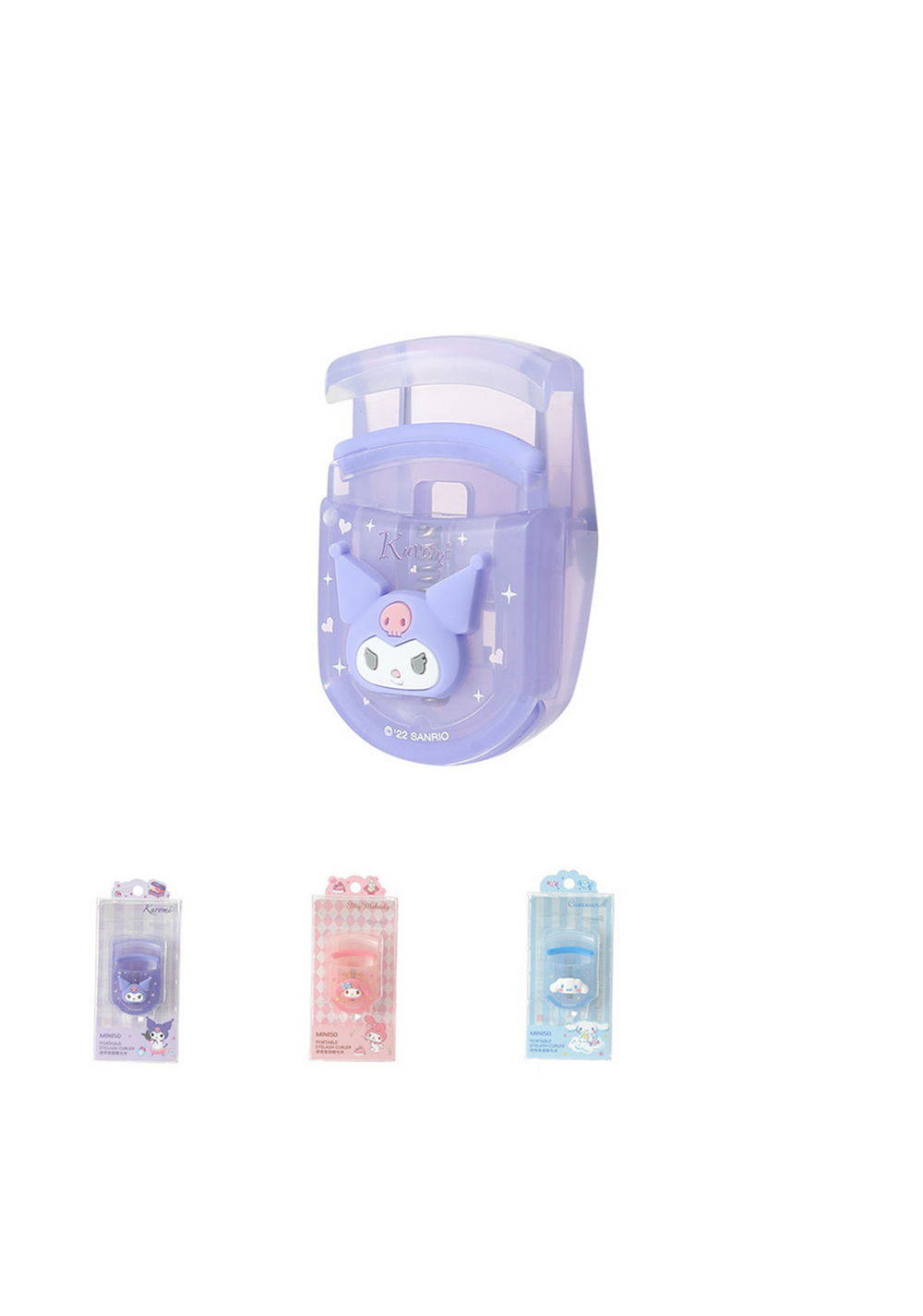 Rizador de Pestañas Portátil Sanrio Characters Miniso