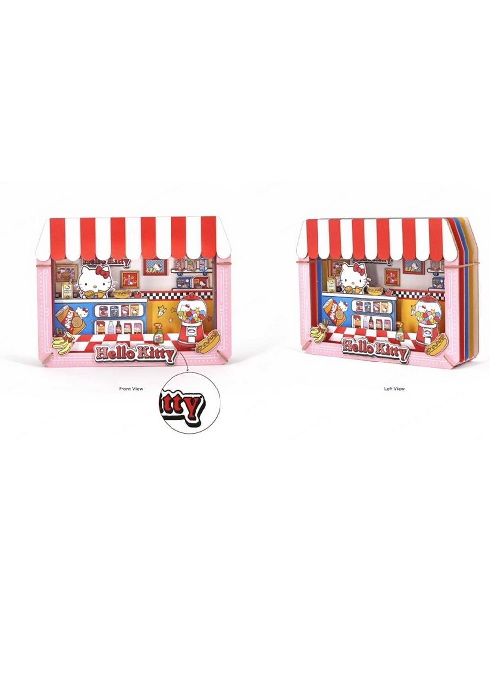 Rompecabezas 3d Hello Kitty Retro Diner Miniso