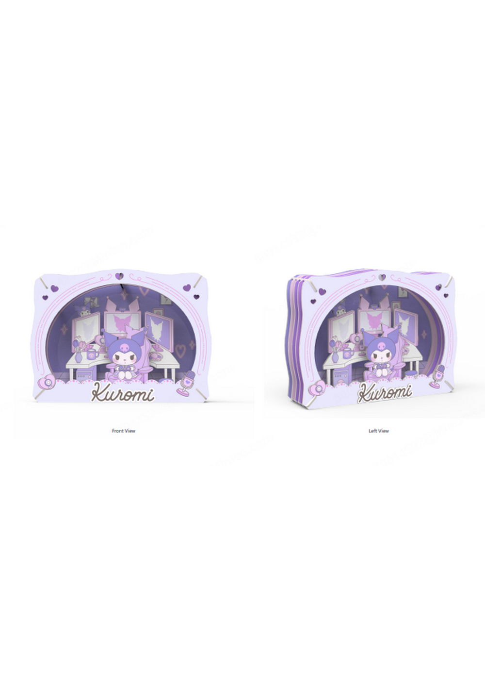 Rompecabezas 3d de Kuromi Colección Sanrio Miniso