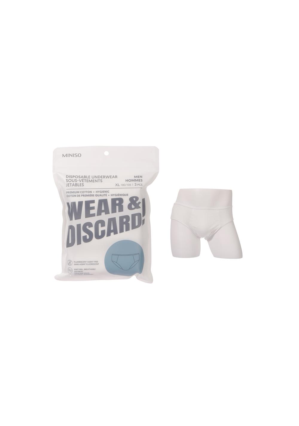 Ropa Interior Desechable (3 Pzas) (xl) Miniso