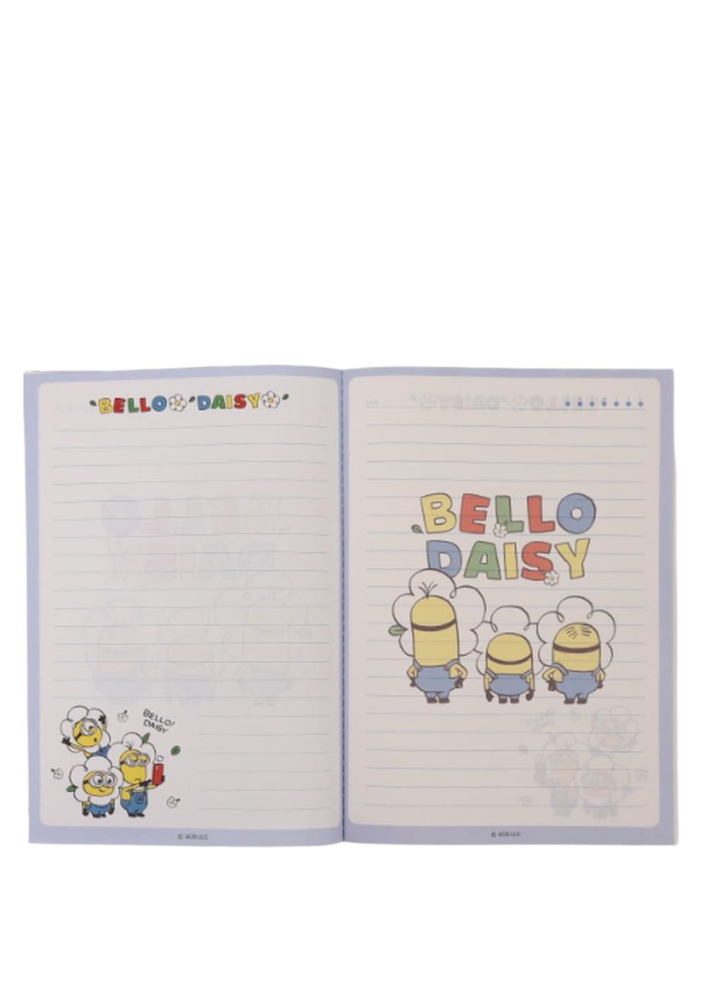 Set de 2 Libretas Minions Daisy Stitch Bound Miniso