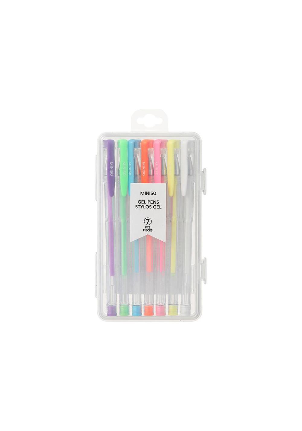 Set de 7 Bolígrafos de Gel 1,0 Mm Miniso Unisex - Vista 3