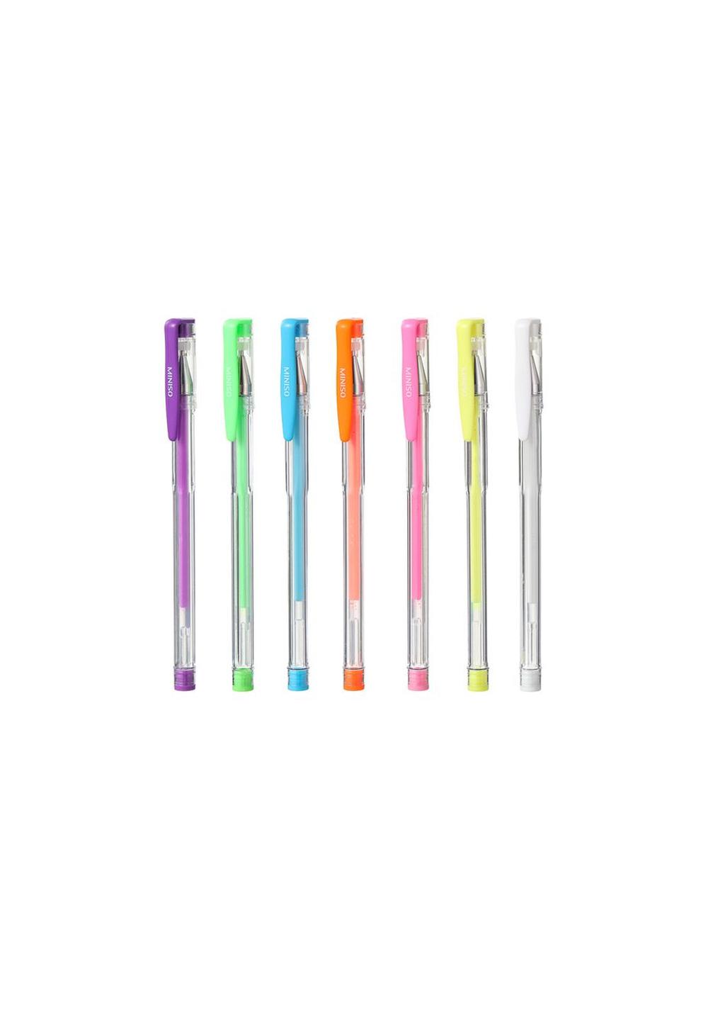Set de 7 Bolígrafos de Gel 1,0 Mm Miniso